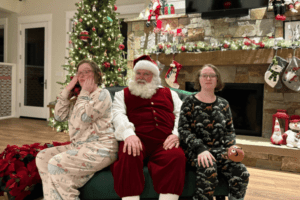 Sensory Santa sits with older children_2023