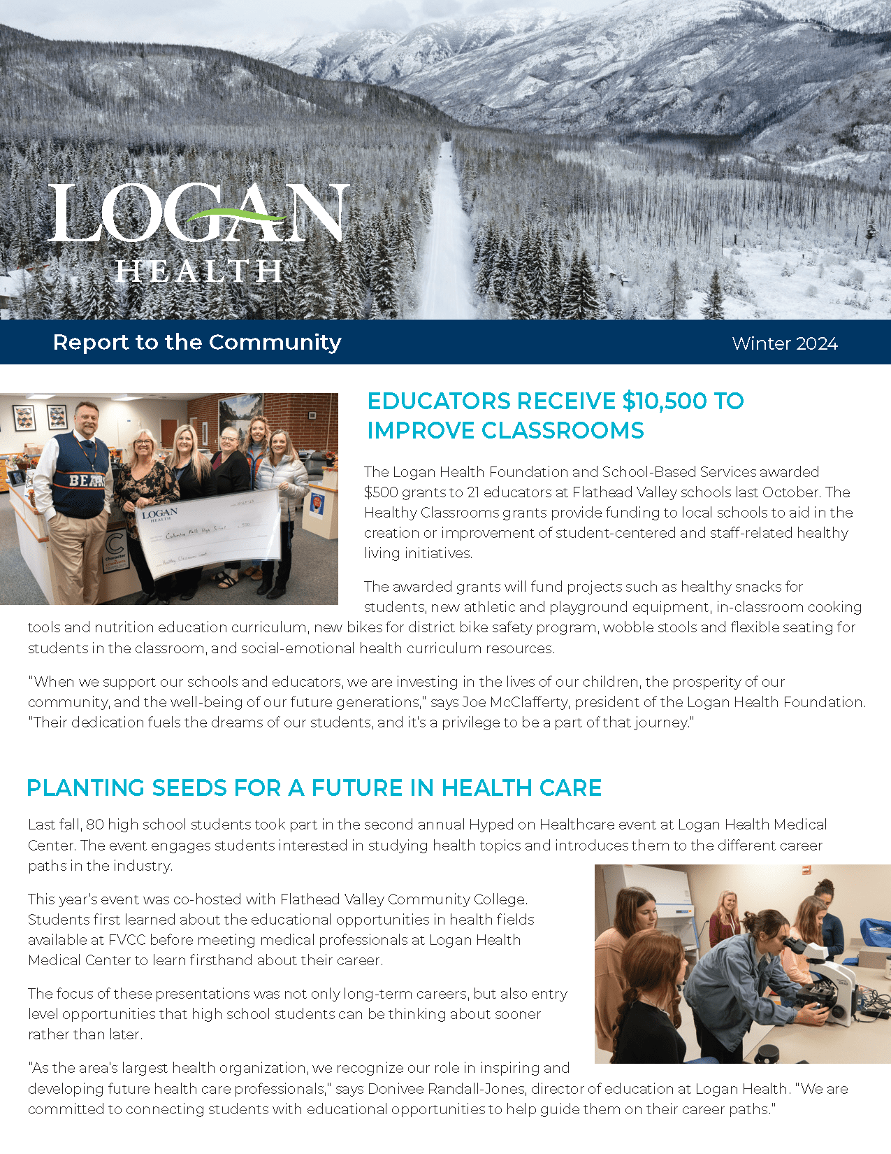 Flathead Valley Report to Community_Winter 2024 thumbnail