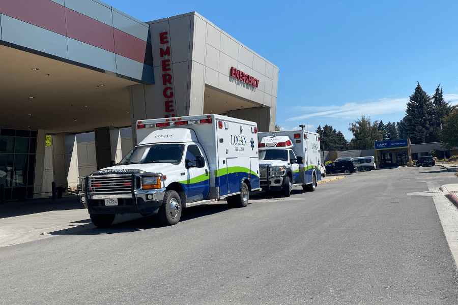 Ambulance at Kalispell ER_2
