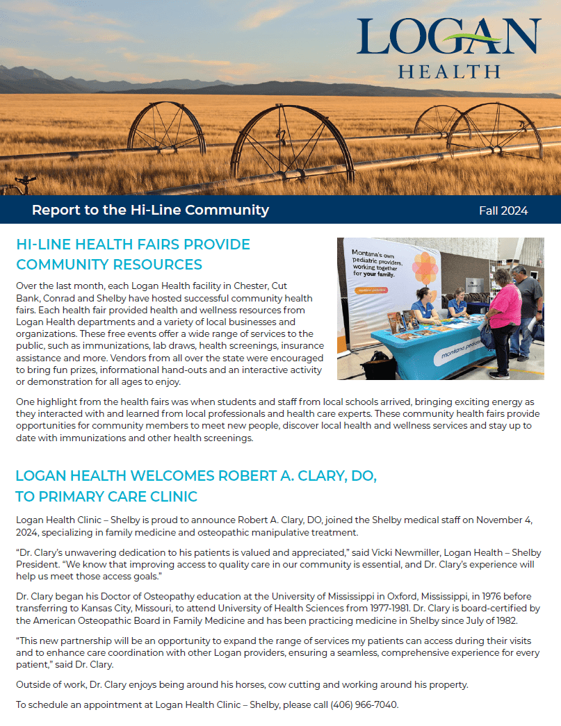 Fall 2023 – Hi-Line Report to the Community