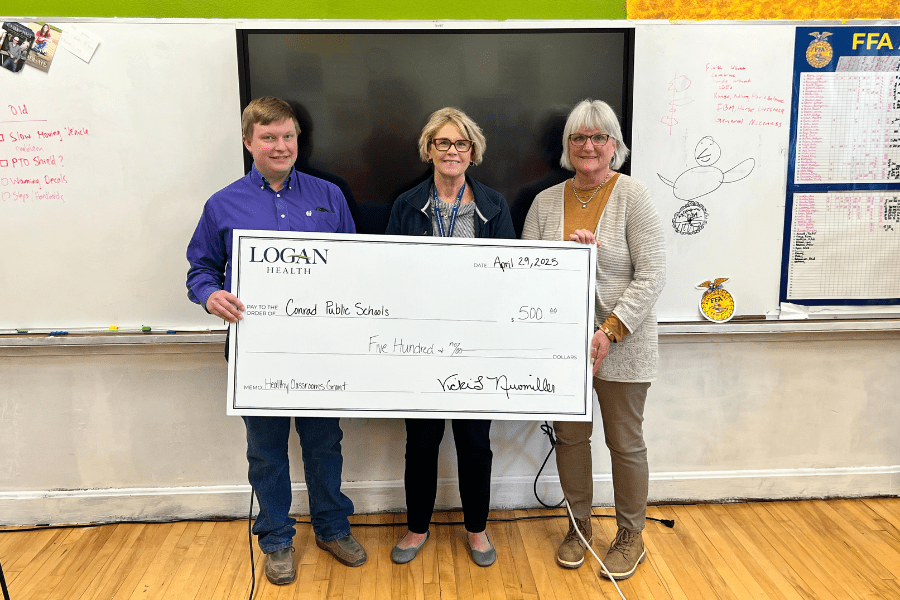 Devin McClayland and Gail Hofstad, Conrad Public Schools