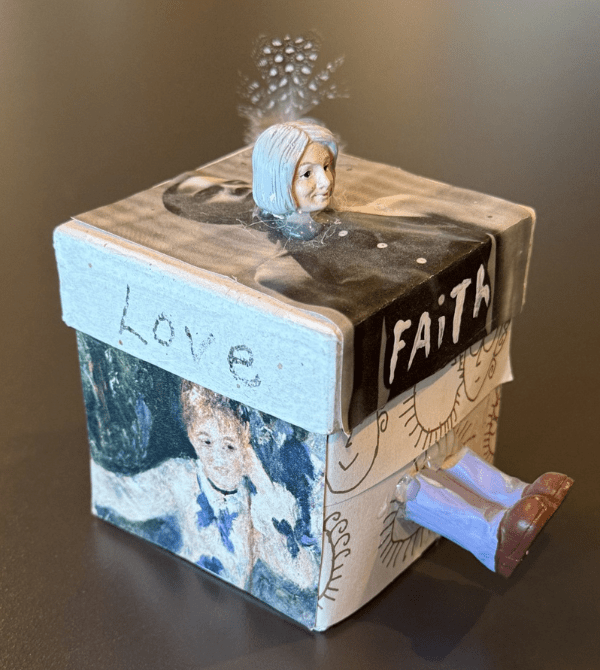 Paul's Art Therapy sculpture