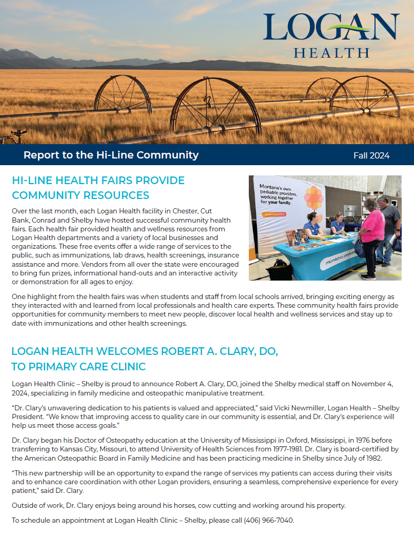 Fall 2023 – Hi-Line Report to the Community