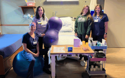 Nurses bring comfort and care to the delivery room through Labor of Love Cart