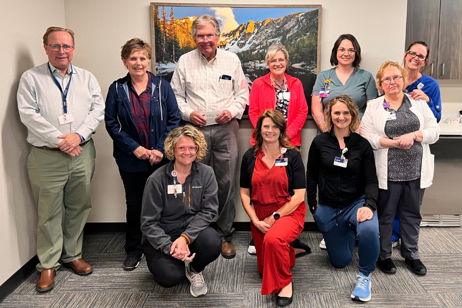 Dr. Robert Clary receives first Buffalo Pin at the Logan Health Hi-Line facilities as Guiding Gratitude expands regionally