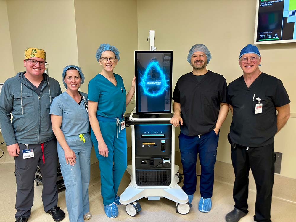 Aquablation therapy procedure