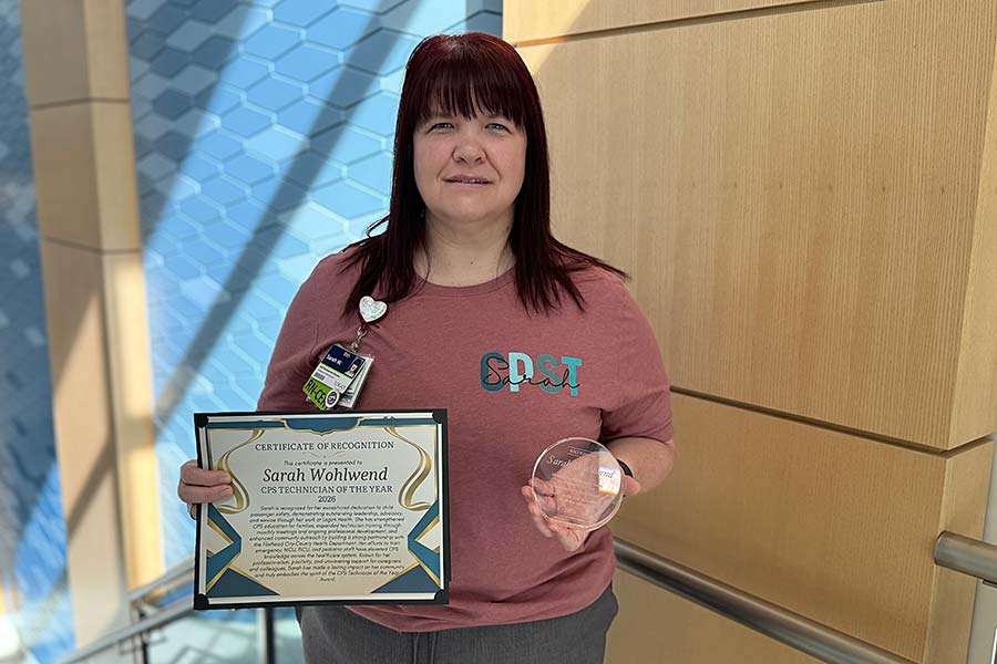 Sarah Wohlwend Honored as Montana Child Passenger Safety Technician of the Year