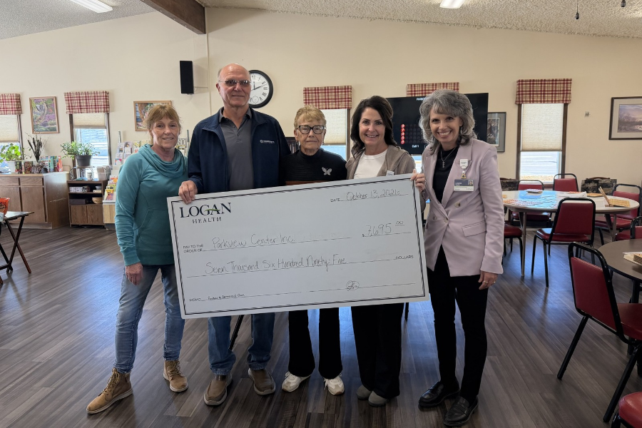 Logan Health – Cut Bank donation helps restore meal services at Parkview Senior Center