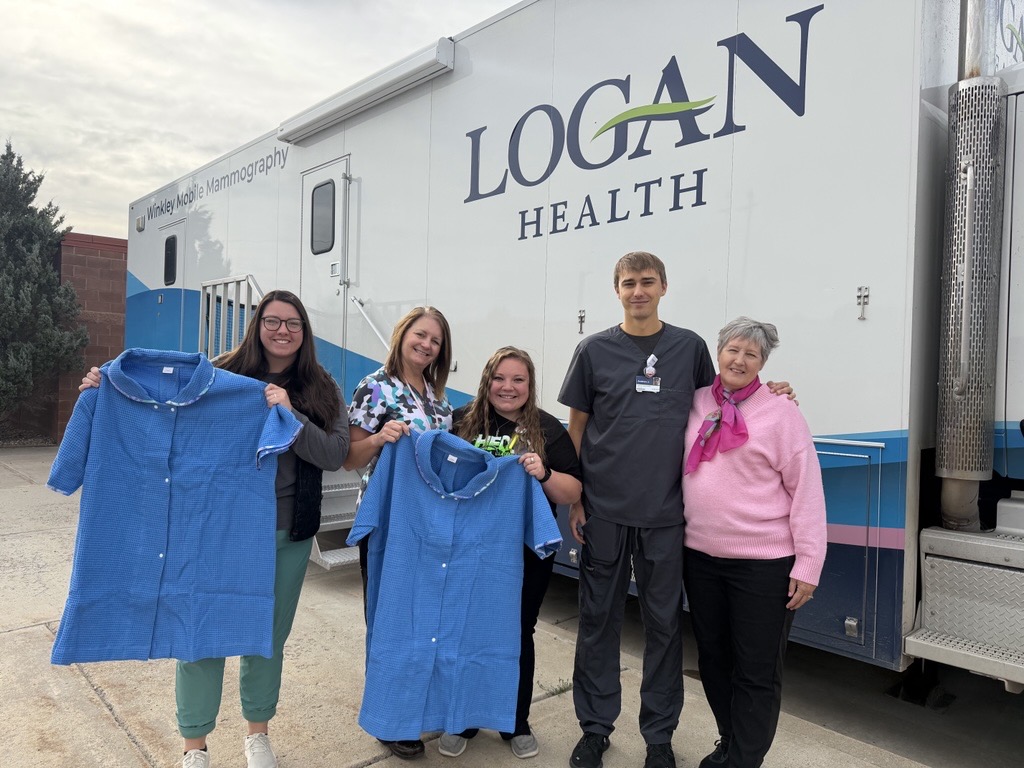 Mammography robe donation in Shelby